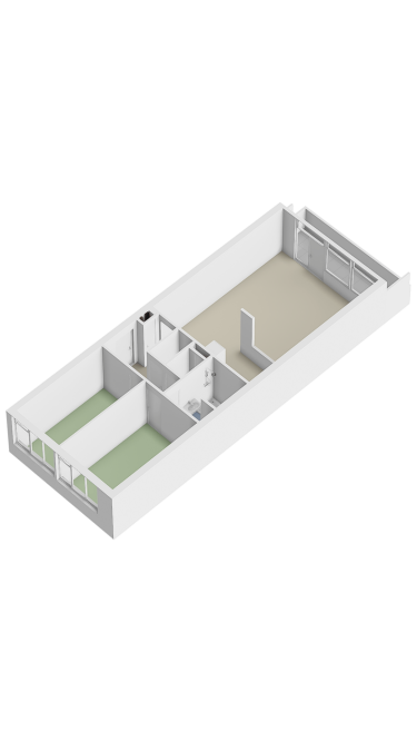 Plattegrond niet in brochure