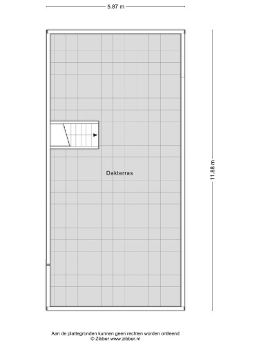 Plattegrond niet in brochure
