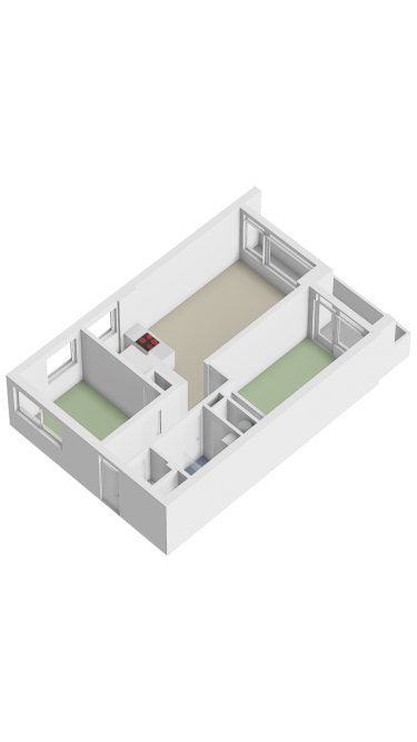 Plattegrond niet in brochure