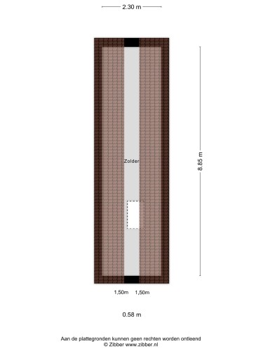 Plattegrond niet in brochure