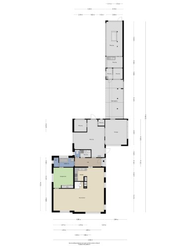 Plattegrond niet in brochure