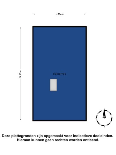 Plattegrond niet in brochure