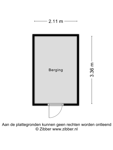 Plattegrond niet in brochure