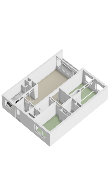 Plattegrond niet in brochure