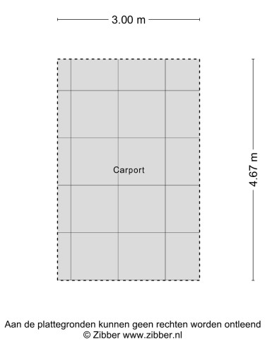 Plattegrond niet in brochure