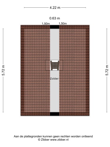 Plattegrond niet in brochure