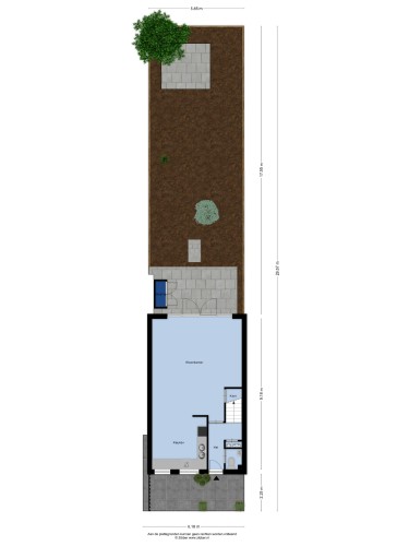 Plattegrond niet in brochure