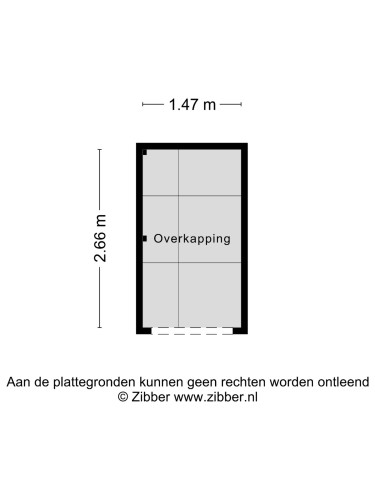 Plattegrond niet in brochure