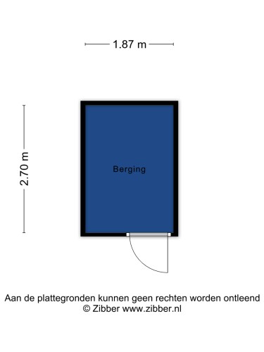 Plattegrond niet in brochure