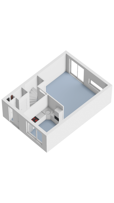 Plattegrond niet in brochure