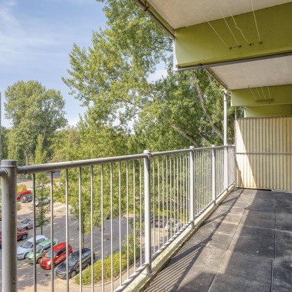 Geniet op het heerlijke balkon