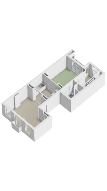 Plattegrond niet in brochure