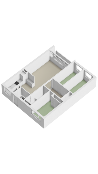Plattegrond niet in brochure