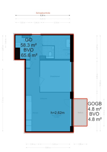 Plattegrond niet in brochure