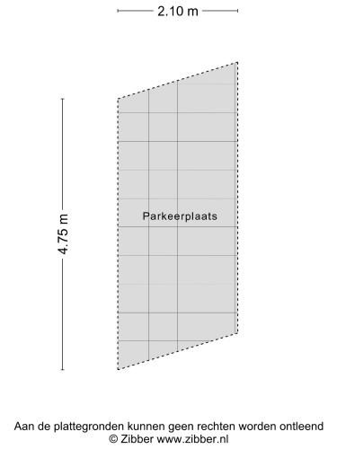 Plattegrond niet in brochure