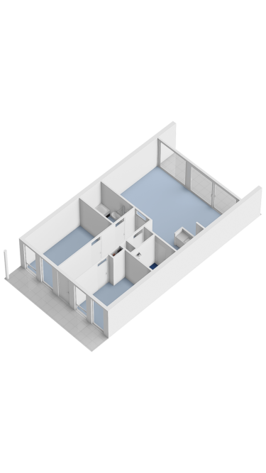 Plattegrond niet in brochure