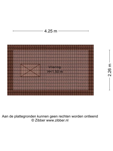Plattegrond niet in brochure