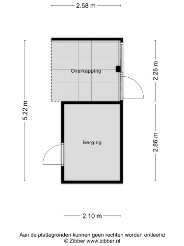 Plattegrond niet in brochure