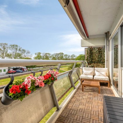 Zonnig balkon