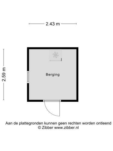 Plattegrond niet in brochure