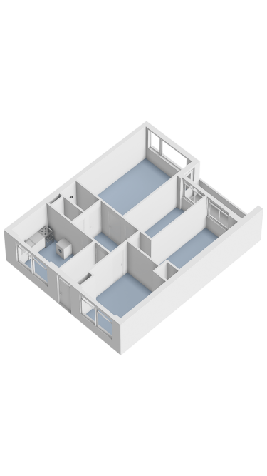 Plattegrond niet in brochure