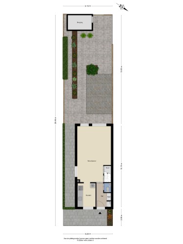 Plattegrond niet in brochure