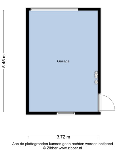 Plattegrond niet in brochure