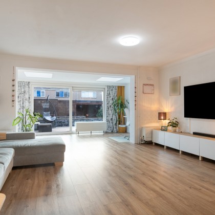Uitbouw met licht