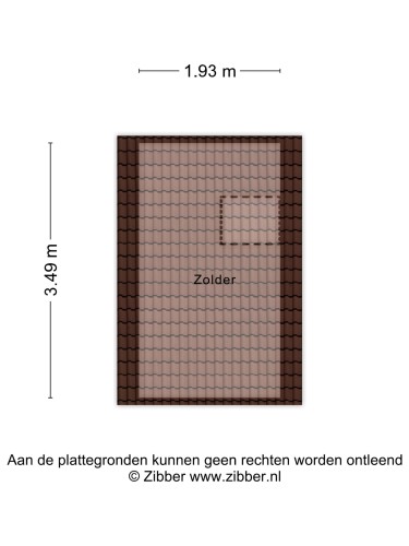 Plattegrond niet in brochure