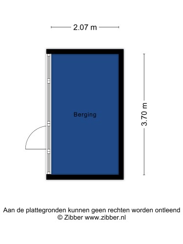 Plattegrond niet in brochure