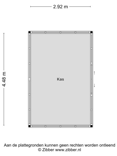 Plattegrond niet in brochure
