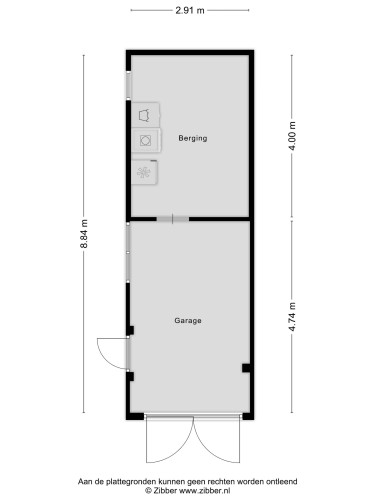 Plattegrond niet in brochure