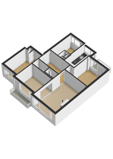 Plattegrond niet in brochure