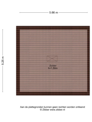 Plattegrond niet in brochure