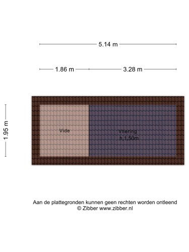 Plattegrond niet in brochure