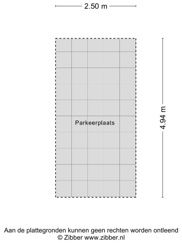 Plattegrond niet in brochure