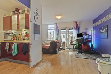 Een tuingerichte woonkamer