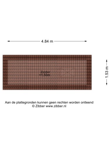 Plattegrond niet in brochure
