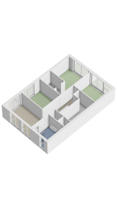 Plattegrond niet in brochure