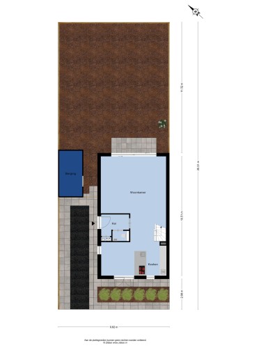 Plattegrond niet in brochure