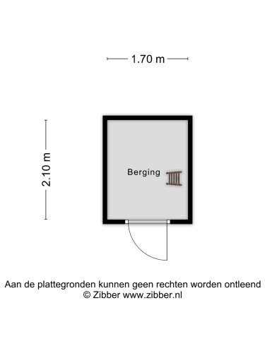 Plattegrond niet in brochure