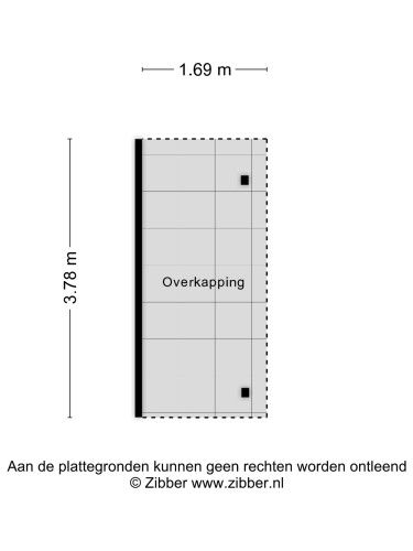 Plattegrond niet in brochure