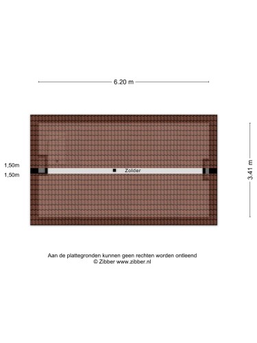Plattegrond niet in brochure