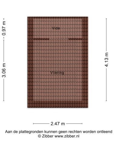 Plattegrond niet in brochure