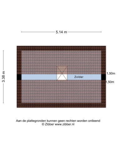Plattegrond niet in brochure