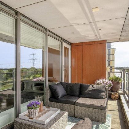 Zonnig balkon