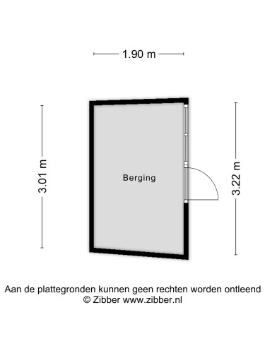 Plattegrond niet in brochure