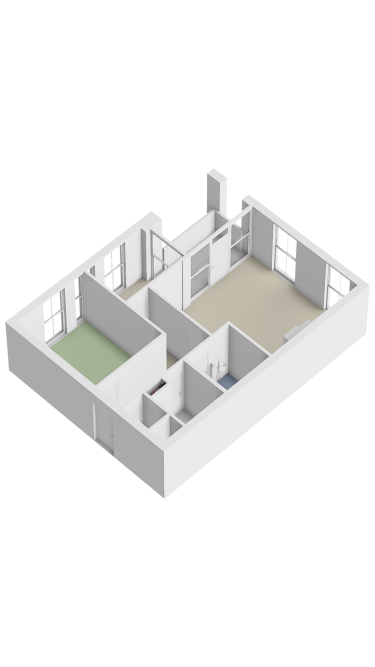 Plattegrond niet in brochure