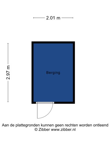 Plattegrond niet in brochure