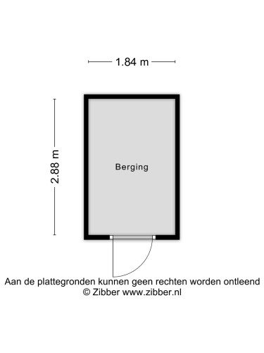 Plattegrond niet in brochure